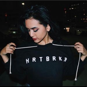 HRTBRKR Cropped Hoodie- Fashion Nova